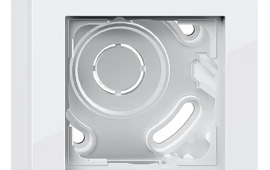 GIRA 106129 Aufputzgehäuse m. Rahmen E2 1-fach | reinweiß glänzend