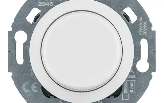 BERKER 294510 Drehdimmer-Nebenstelle R.Classic Komfort | polarweiß glänzend