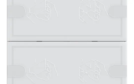 GIRA 5002003 KNX-Tastsensor 4 2-fach | weiß