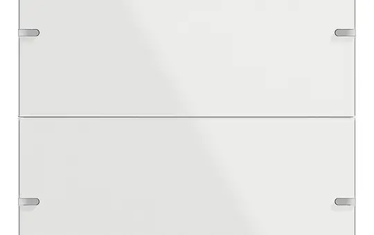 GIRA 502212 Wippenset für Tastsensor 4 2-fach | glas weiß