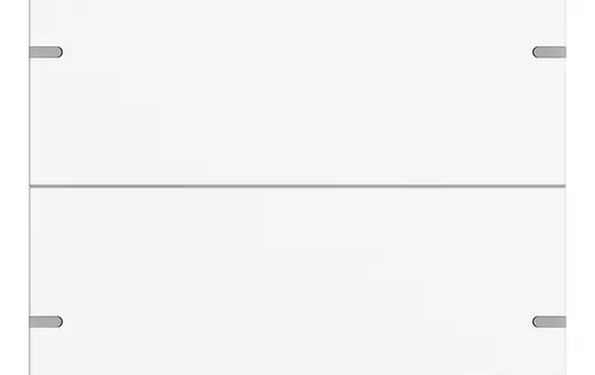 GIRA 5022927 Wippenset für Tastsensor 4 2-fach | reinweiß matt