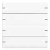 GIRA 5024927 Wippenset für Tastsensor 4 4-fach | reinweiß matt