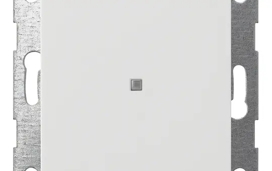 GIRA 517127 KNX-Tastsensor System 55 1-fach | reinweiß seidenmatt