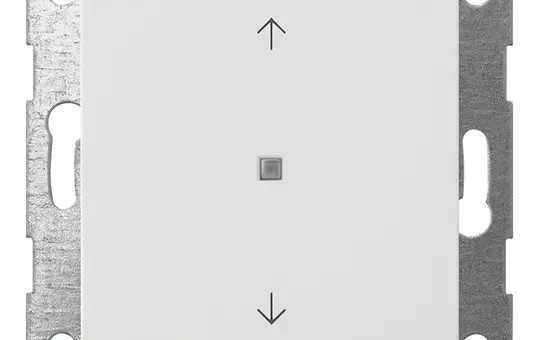 GIRA 517203 KNX-Tastsensor System 55 1-fach, Pfeile | reinweiß glänzend