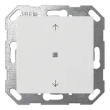 GIRA 517227 KNX-Tastsensor System 55 1-fach, Pfeile | reinweiß seidenmatt
