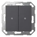 GIRA 517328 KNX-Tastsensor System 55 2-fach | anthrazit
