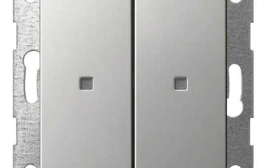 GIRA 5173600 KNX-Tastsensor System 55 2-fach | edelstahl