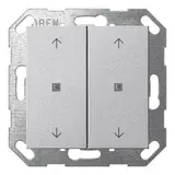 GIRA 517426 KNX-Tastsensor System 55 2-fach, 4 Pfeile | alu