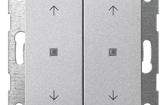 GIRA 517426 KNX-Tastsensor System 55 2-fach, 4 Pfeile | alu