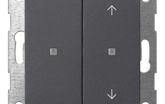 GIRA 517528 KNX-Tastsensor System 55 2-fach, Pfeile | anthrazit