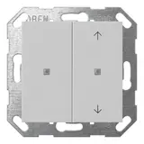 GIRA 5175015 KNX-Tastsensor System 55 2-fach, Pfeile | grau matt