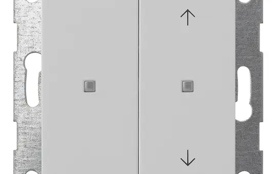 GIRA 5175015 KNX-Tastsensor System 55 2-fach, Pfeile | grau matt