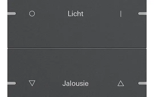 GIRA 5032928 Wippenset beschreibbar für Tastsensor 4 2-fach | anthrazit