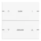 GIRA 5032927 Wippenset beschreibbar für Tastsensor 4 2-fach | reinweiß matt