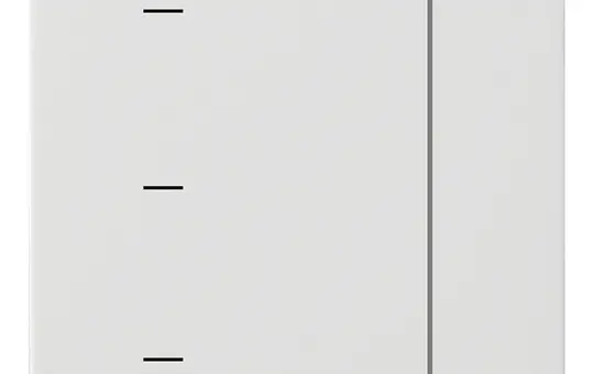 GIRA 536503 Touchaufsatz System 3000 System 55 reinweiß glänzend