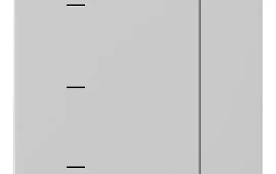 GIRA 5365015 Touchaufsatz System 3000 System 55 grau matt