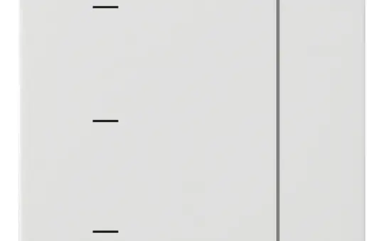 GIRA 536527 Touchaufsatz System 3000 System 55 reinweiß seidenmatt