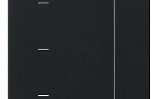 GIRA 5365005 Touchaufsatz System 3000 System 55 schwarz matt