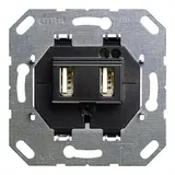 GIRA 235900 USB-Spannungsversorgung USB-A/A, 2,1 A | schwarz