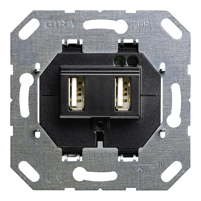GIRA 235900 Einsatz USB-Spannungsversorgung 2fach