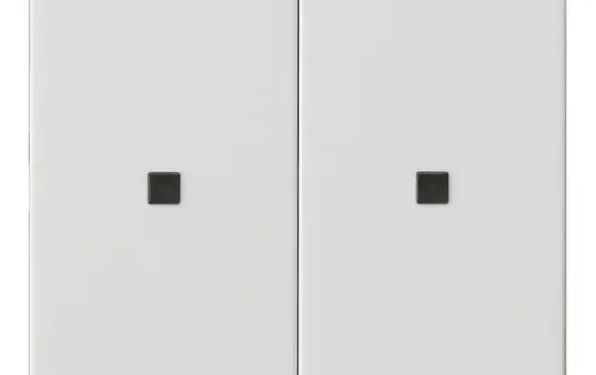 GIRA 510703 KNX-RF-Bedienaufsatz System 55 2-fach | reinweiß glänzend