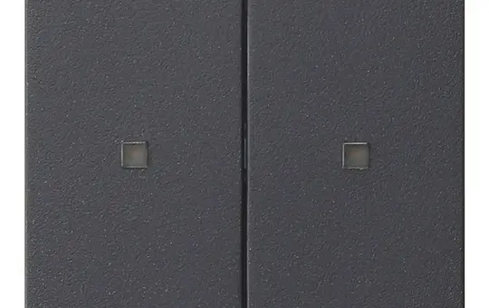 GIRA 510728 KNX-RF-Bedienaufsatz System 55 2-fach | anthrazit