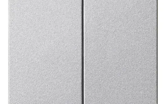 GIRA 537026 Elektronikwippe System 55 2-fach | farbe alu