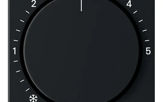 GIRA 2702005 RTR-Abdeckung System 55 Kontrolllicht | schwarz matt