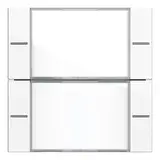 GIRA 577203 beschr. Wippenset für Tastsensor 4 System 55 2-fach | reinweiß glänzend