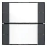 GIRA 577228 beschr. Wippenset für Tastsensor 4 System 55 2-fach | anthrazit