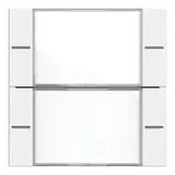 GIRA 577227 beschr. Wippenset für Tastsensor 4 System 55 2-fach | reinweiß seidenmatt