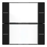 GIRA 5772005 beschr. Wippenset für Tastsensor 4 System 55 2-fach | schwarz matt