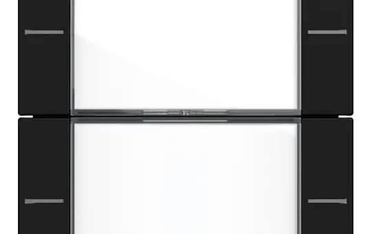 GIRA 5772005 beschr. Wippenset für Tastsensor 4 System 55 2-fach | schwarz matt