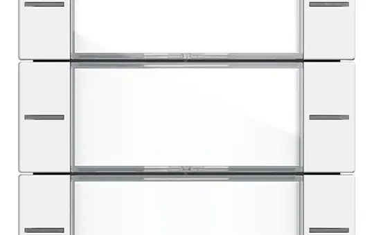 GIRA 577327 beschr. Wippenset für Tastsensor 4 System 55 3-fach | reinweiß seidenmatt