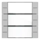 GIRA 5773015 beschr. Wippenset für Tastsensor 4 System 55 3-fach | grau matt