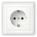 GIRA 444027 SCHUKO-Steckdose kompl. System 55 1-fach | reinweiß seidenmatt