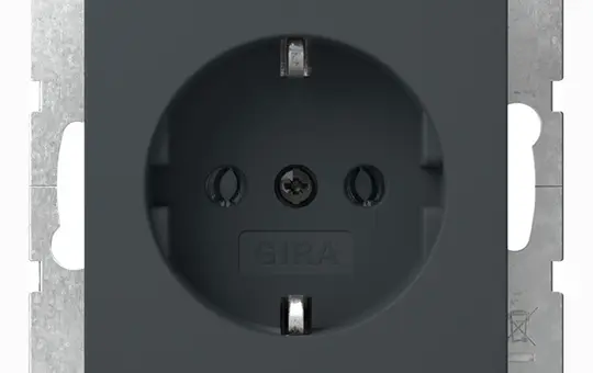 GIRA 418828 SCHUKO-Steckdose System 55 Standard | anthrazit