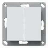 GIRA 246203 Bluetooth-Wandsender System 55 2-fach | reinweiß glänzend