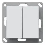 GIRA 246227 Bluetooth-Wandsender System 55 2-fach | reinweiß seidenmatt