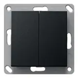 GIRA 2462005 Bluetooth-Wandsender System 55 2-fach | schwarz matt