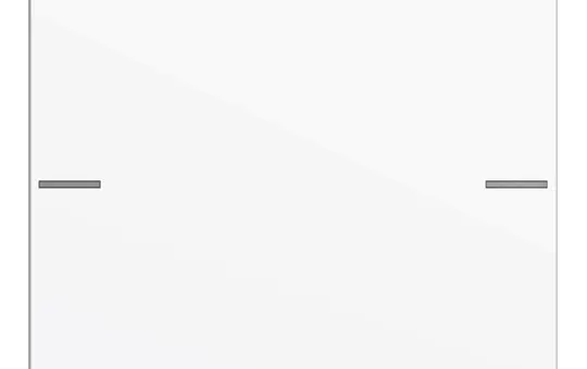 GIRA 575103 Wippenset für Tastsensor 4 System 55 1-fach | reinweiß glänzend