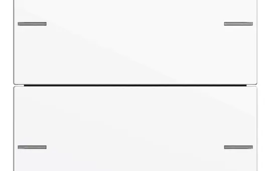 GIRA 575203 Wippenset für Tastsensor 4 System 55 2-fach | reinweiß glänzend