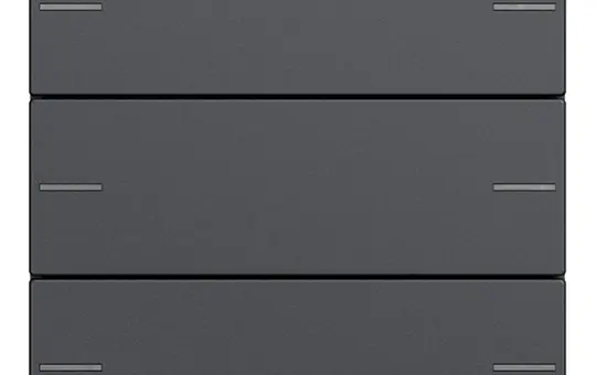 GIRA 575328 Wippenset für Tastsensor 4 System 55 3-fach | anthrazit