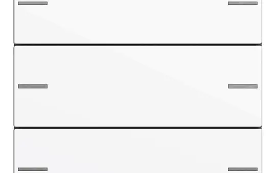 GIRA 575303 Wippenset für Tastsensor 4 System 55 3-fach | reinweiß glänzend