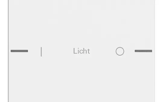 GIRA 576127 Wippenset ind. für Tastsensor 4 System 55 1-fach | reinweiß seidenmatt