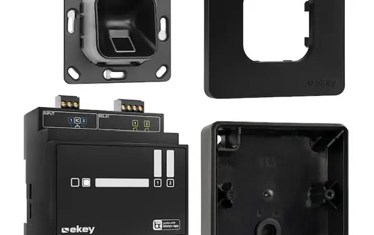 EKEY 203706 Fingerprint-Set xLine Aufputz | schwarz