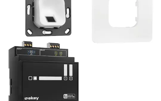 EKEY 203701 Fingerprint-Set xLine Unterputz | weiß