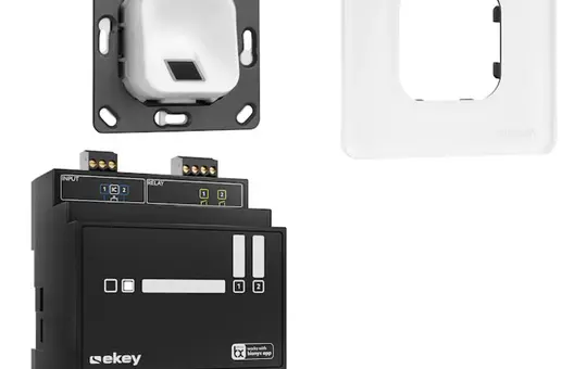 EKEY 203703 Fingerprint-Set xLine Unterputz Glas | weiß