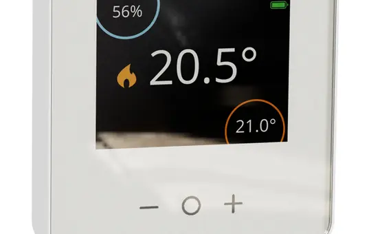 SCHNEIDER CCTFR6400 Wiser Raumthermostat Display, Feuchtesensor | weiß