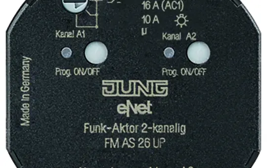 JUNG FMAS26UP UP Funk-Schalt-/Tastaktor 2-fach